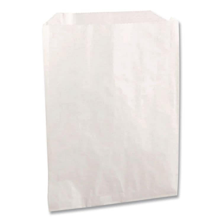 BAGCRAFT Grease-Resistant Single-Serve Bags, 6" x 0.75" x 6.5", White, 2,000/Carton (BGC300405) thumbnail 2