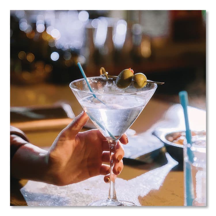 WINCUP CORPORATION Marine Biodegradable Stir Straws, 5", PHA, Ocean Blue, 1,000/BX, 6 Boxes/Carton (CAR511181) thumbnail 4