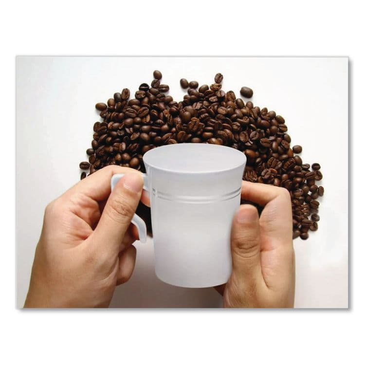 WNA, . Classicware Plastic Coffee Mugs, 8 oz, White, 8/Pack, 24 Packs/Carton (WNARSCWM8248W) thumbnail 4