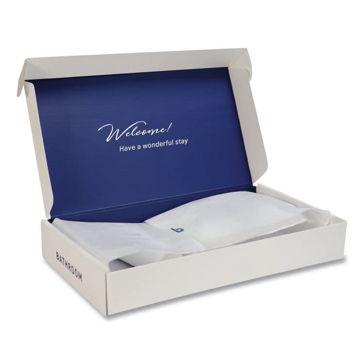 BOARDWALK Amenities Kit, Mouth Rinse, Toothbrush, Toothpaste, Body Wash, Shampoo, Low Allergen, 12 Kits/Carton (BWKAMENKITLA) thumbnail 4