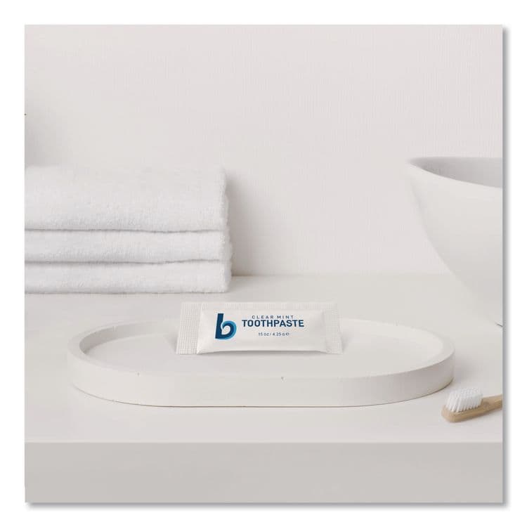 BOARDWALK Toothpaste, Peppermint, 0.15 oz Sachet, 1,000/Carton (BWKTPASTEMT) thumbnail 4