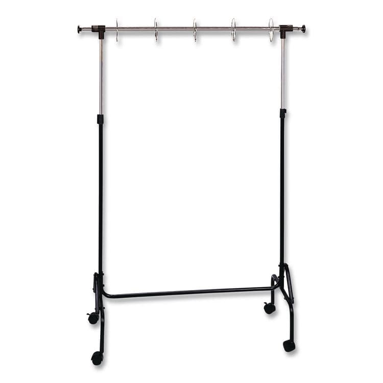 LEARNING RESOURCES Adjustable Chart Stand, 35" to 74" w x 50" to 80" h, Black (LRNLER2196)