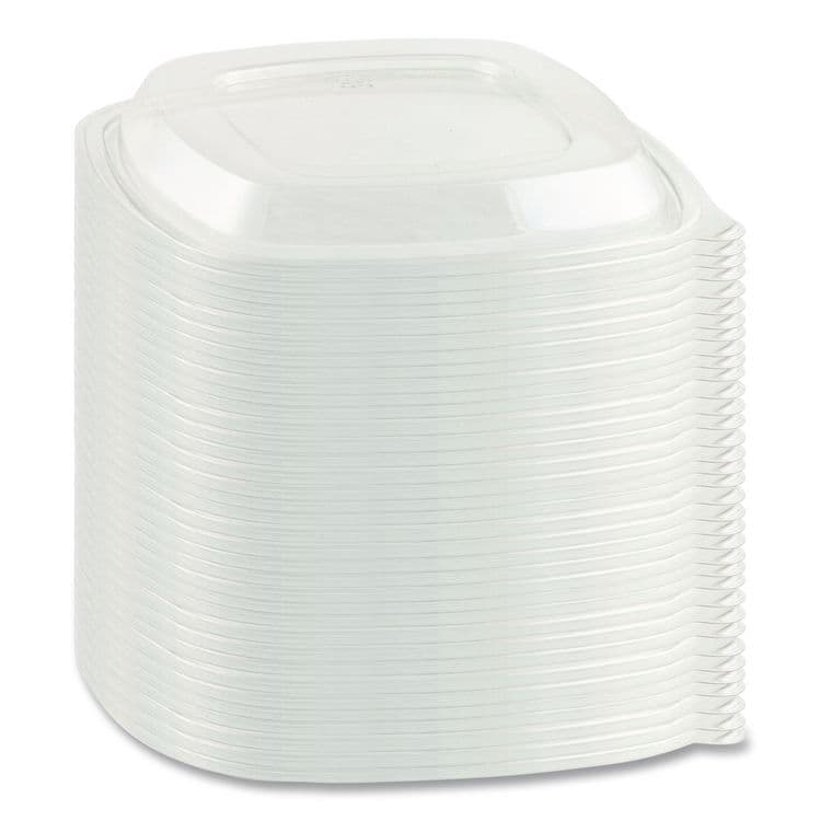 ANCHOR PACKAGING Crystal Classics Lid, 8.13 x 8.13, Clear, Plastic, 150/Carton (ANZ4308100) thumbnail 2