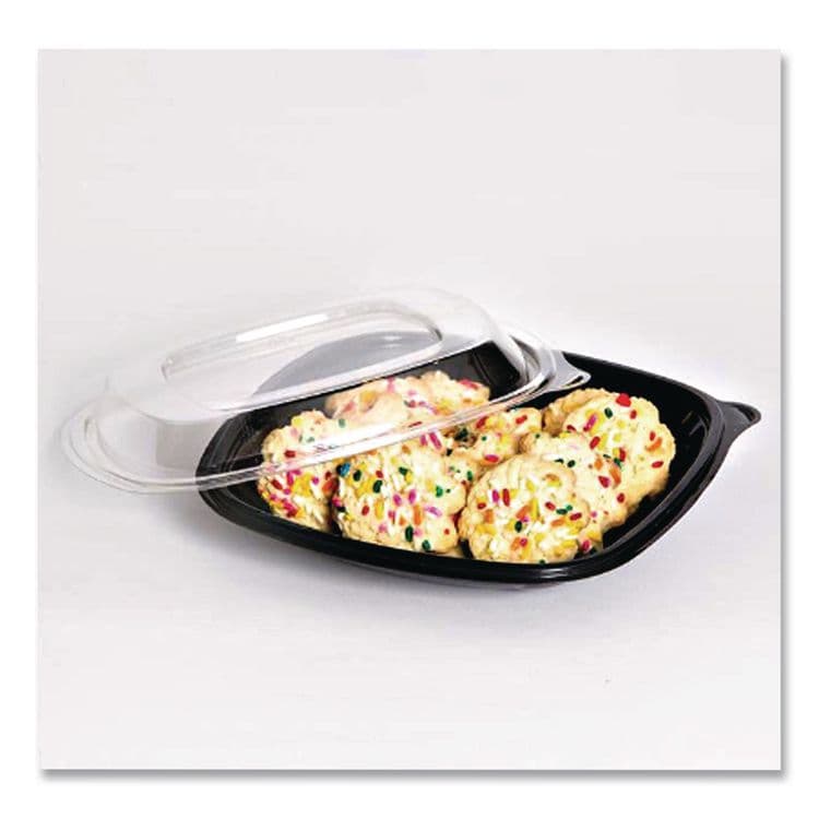 ANCHOR PACKAGING Crystal Classics Lid, 8.13 x 8.13, Clear, Plastic, 150/Carton (ANZ4308100) thumbnail 4