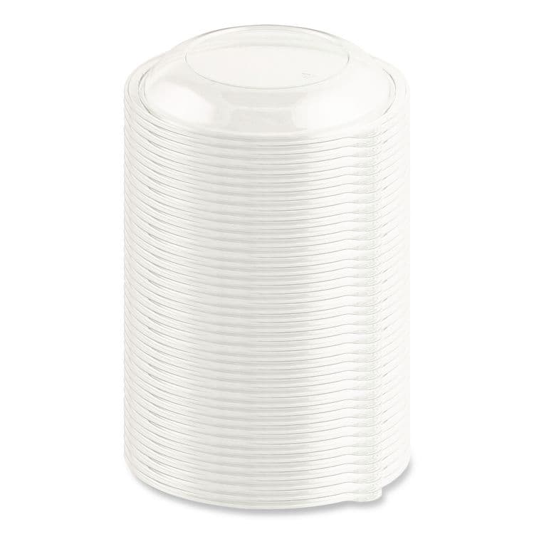 ANCHOR PACKAGING Crystal Classics Lid, 8.5" Diameter x 1.14" h, Clear, Plastic, 300/Carton (ANZ4308425) thumbnail 2