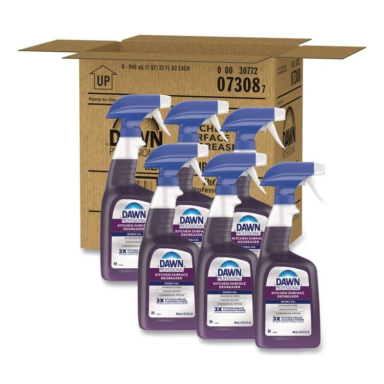 PROCTER & GAMBLE Kitchen Surface Degreaser, Fresh Scent, 32 oz Spray Bottle, 6/Carton (PGC07308)