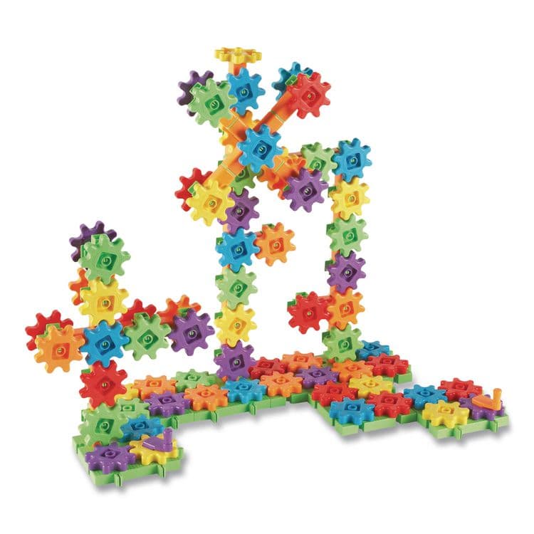 LEARNING RESOURCES Gears! Gears! Gears! Super Building Set, Grades Pre-K to 5, 150 Pieces (LRNLER9164) thumbnail 2