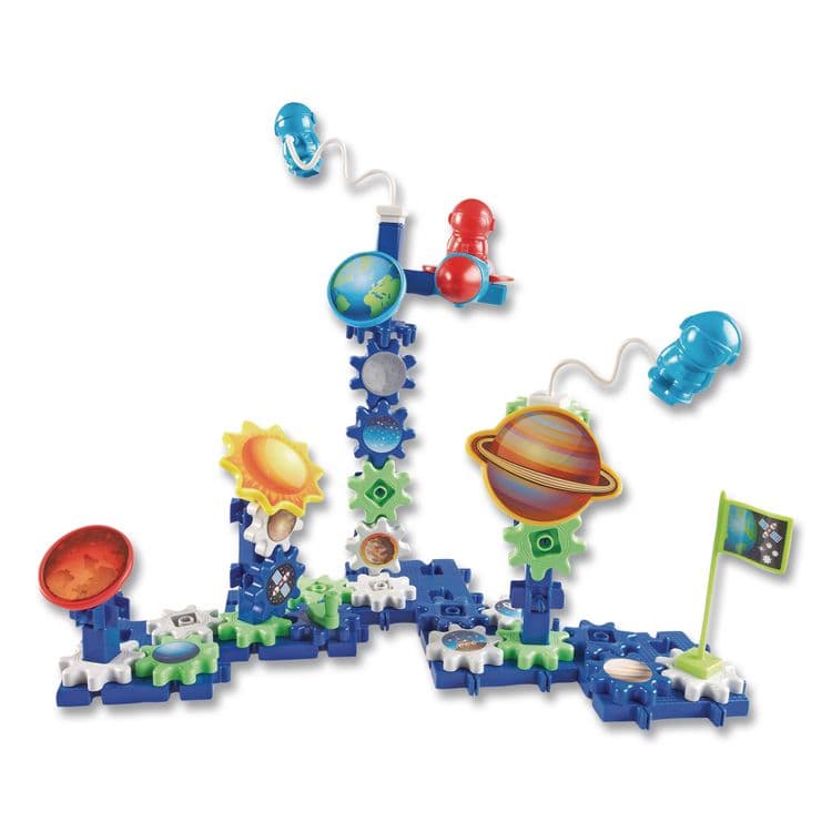 LEARNING RESOURCES Gears! Gears! Gears! Space Explorers Building Set, Grades Pre-K to 5, 77 Pieces (LRNLER9217) thumbnail 4