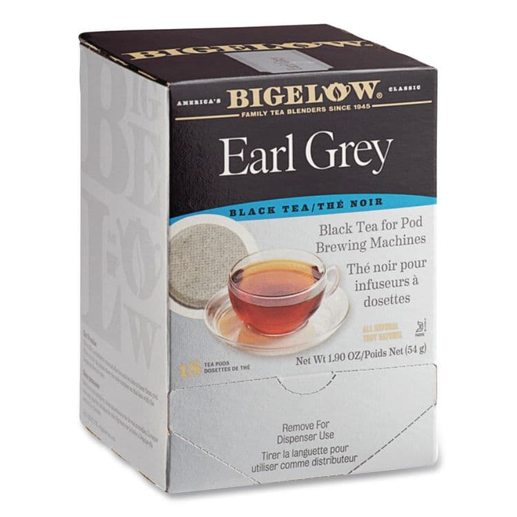 BIGELOW TEA CO. Earl Grey Black Tea Pods, 1.90 oz, 18/Box (BTC008906) thumbnail 2