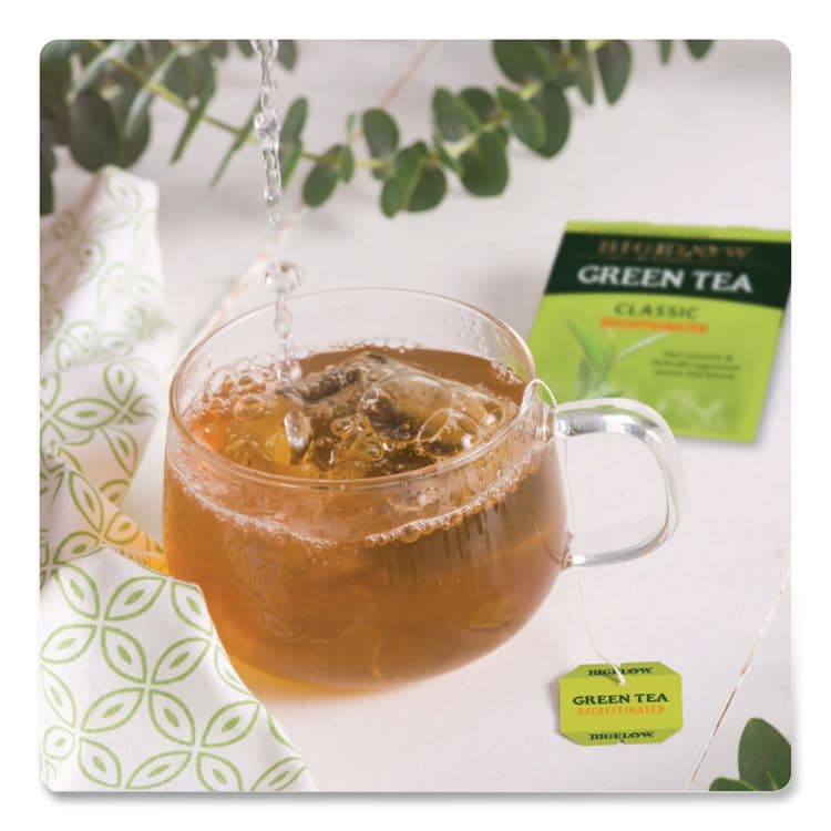 BIGELOW TEA CO. Decaffeinated Green Tea, Green Decaf, 0.34 lbs, 28/Box (BTC10347) thumbnail 2