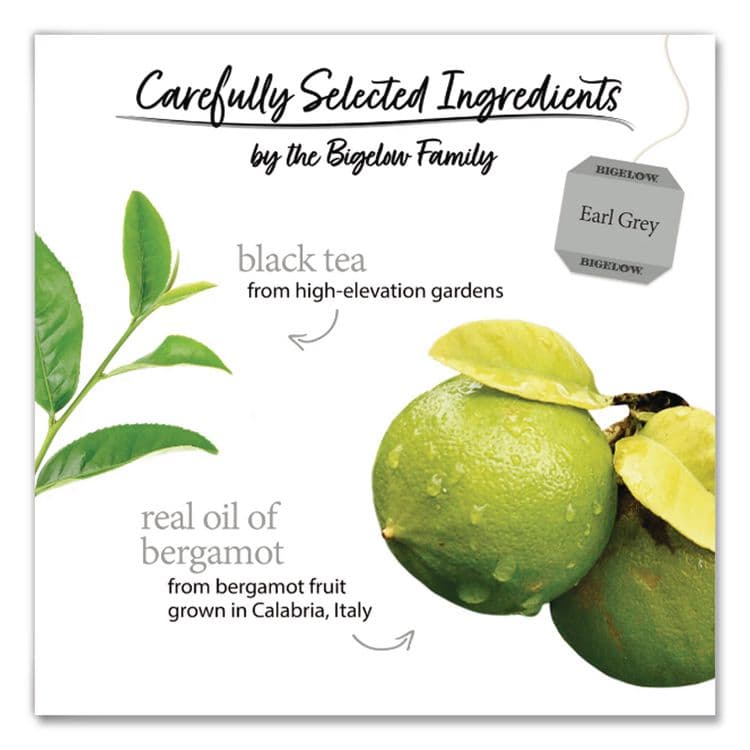 BIGELOW TEA CO. Earl Grey Black Tea, 28/Box (BTC10348) thumbnail 3