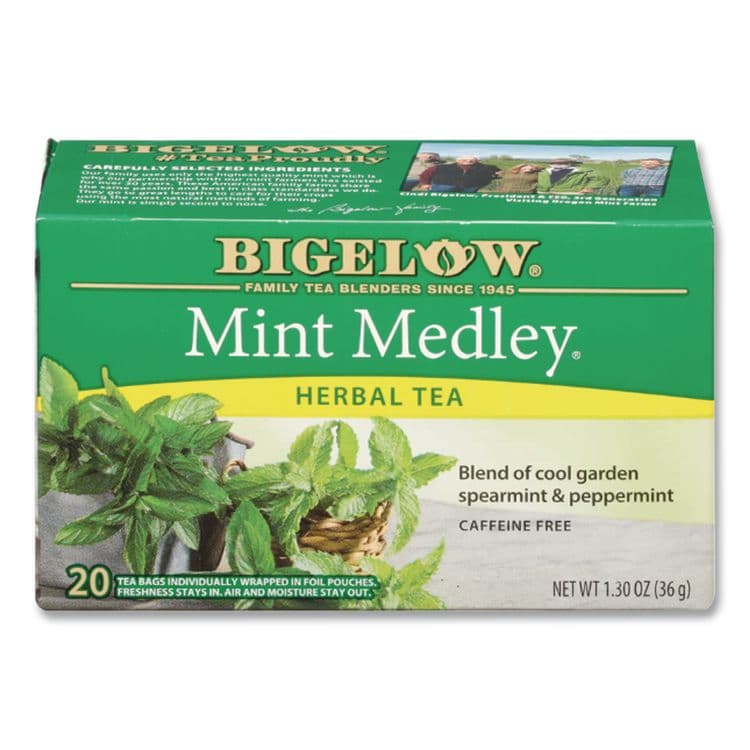 BIGELOW TEA CO. Mint Medley Herbal Tea, 28/Box (BTC10393)