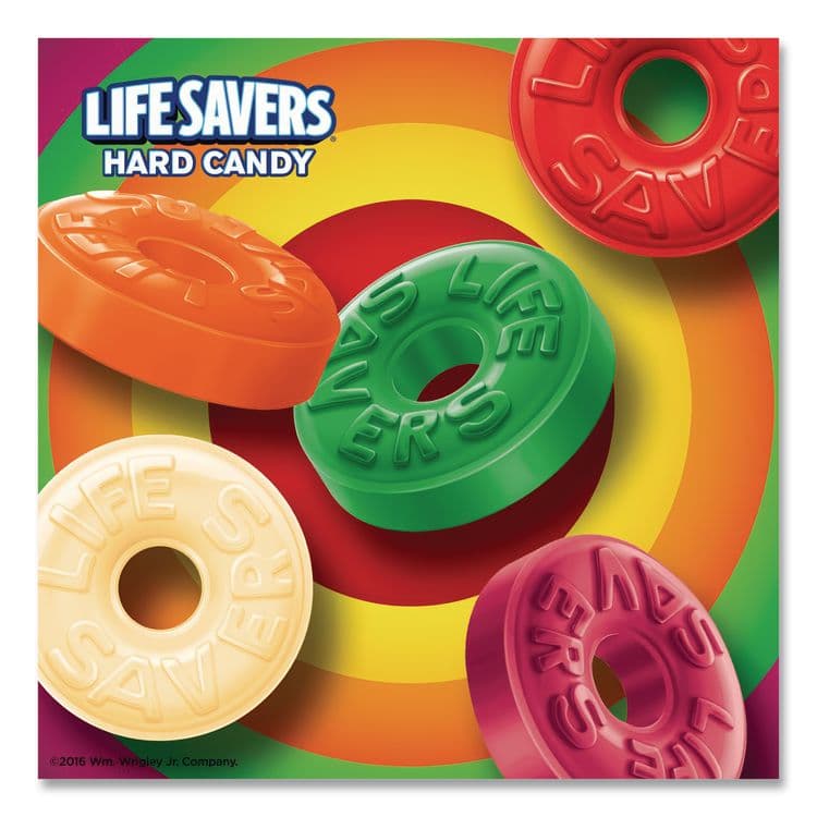 THE WRIGLEY COMPANY Hard Candy, Original Five Flavors, 6.25 oz Bag (LFS88501) thumbnail 3