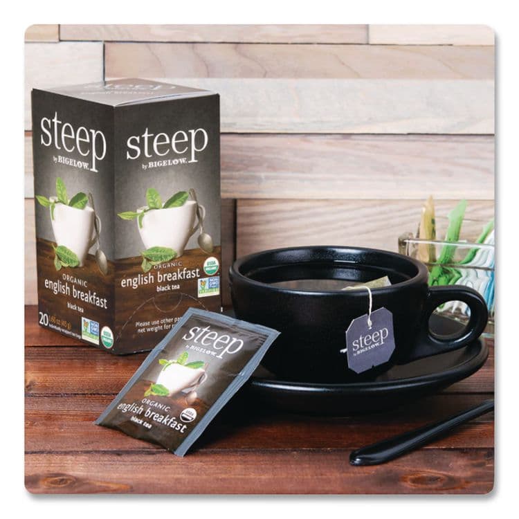 BIGELOW TEA CO. steep Tea, English Breakfast, 1.6 oz Tea Bag, 20/Box (BTC17701) thumbnail 2