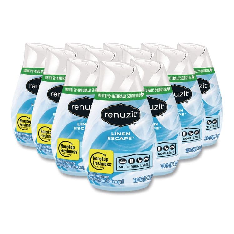 DIAL PROFESSIONAL Adjustables Air Fresheners, Linen Escape, 7 oz Cone, 12/Carton (AMY63111CT)