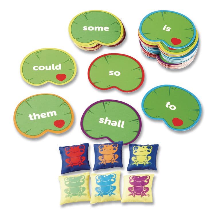 LEARNING RESOURCES Sight Word Toss, 1 to 6 Players, Grades 1 to 3, 220 Pieces (LRNLER4698) thumbnail 3