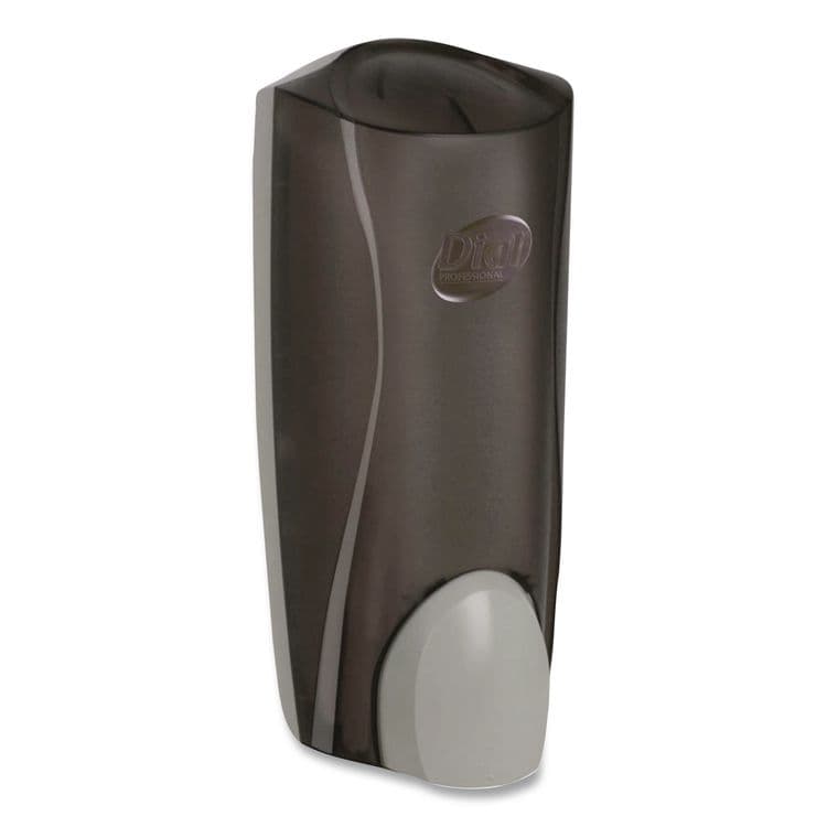 DIAL PROFESSIONAL 1 Liter Manual Liquid Dispenser, 1 L. 5.1 x 4 x 12.3, Translucent Smoke (DIA03922)