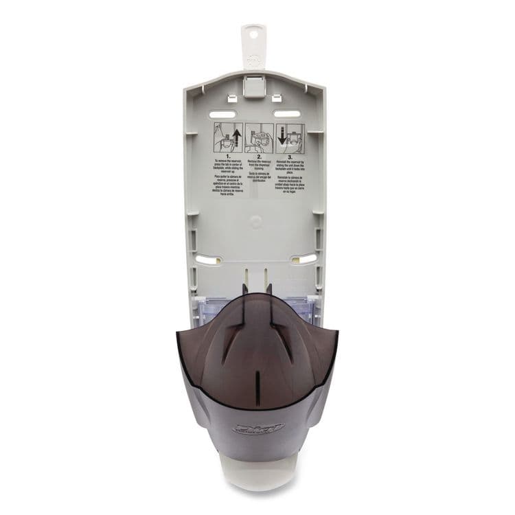 DIAL PROFESSIONAL 1 Liter Manual Liquid Dispenser, 1 L. 5.1 x 4 x 12.3, Translucent Smoke (DIA03922) thumbnail 4