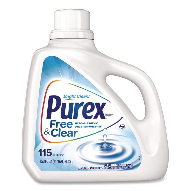 DIAL PROFESSIONAL Free and Clear Liquid HE Laundry Detergent, Unscented, 150 oz Bottle (DIA05020EA)