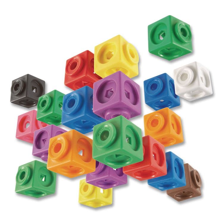 LEARNING RESOURCES MathLink Cubes Big Builders, Grades 1 to 4, 200 Pieces (LRNLER9291) thumbnail 3