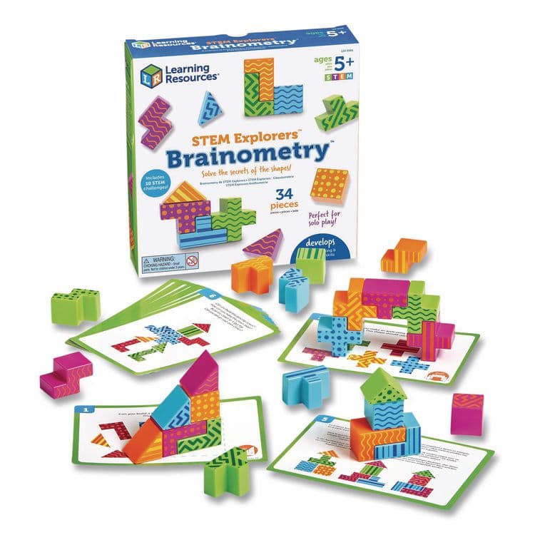 LEARNING RESOURCES STEM Explorers Brainometry, Grades K to 2, 24 Pieces (LRNLER9306) thumbnail 2