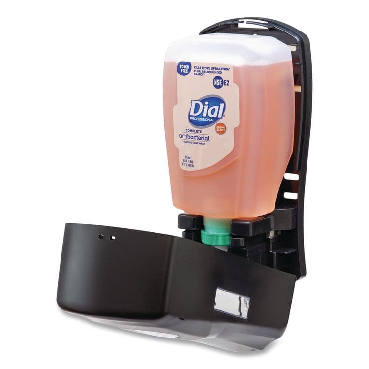 DIAL PROFESSIONAL FIT Universal Touch Free Dispenser, 1 L, 4 x 5.4 x 11.2, Slate, 3/Carton (DIA16626) thumbnail 4