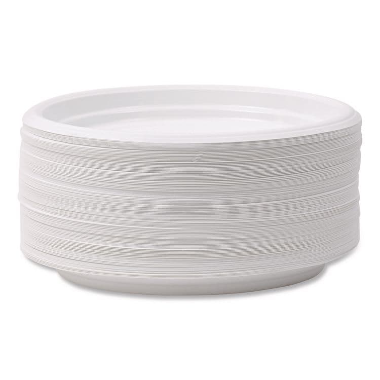 BOARDWALK Hi-Impact Plastic Dinnerware, Plate, 6" dia, White, 1,000/Carton (BWKPLTHIPS6WH) thumbnail 3