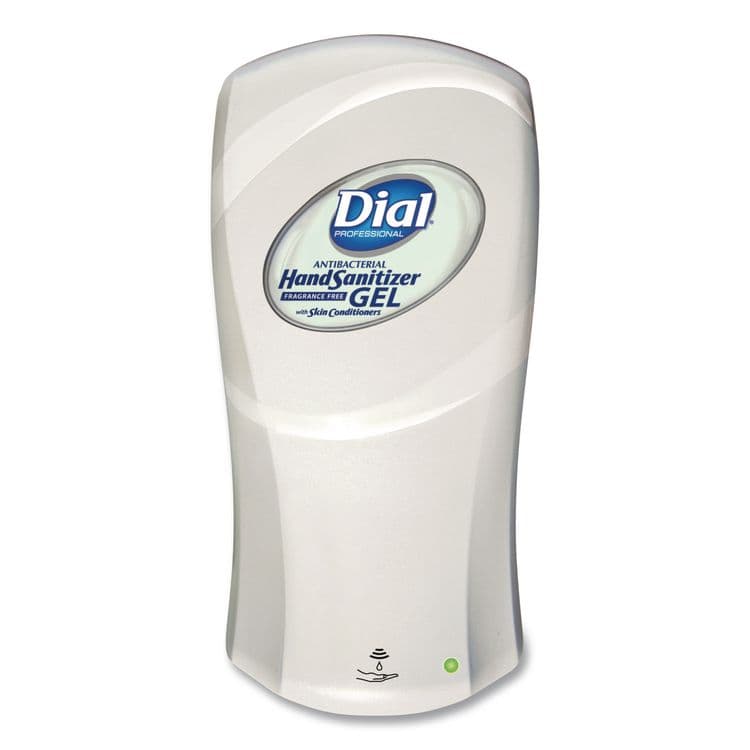 DIAL PROFESSIONAL Antibacterial Gel Hand Sanitizer Refill for FIT Touch Free Dispenser, 1.2 L Bottle, Fragrance-Free, 3/Carton (DIA19029) thumbnail 4