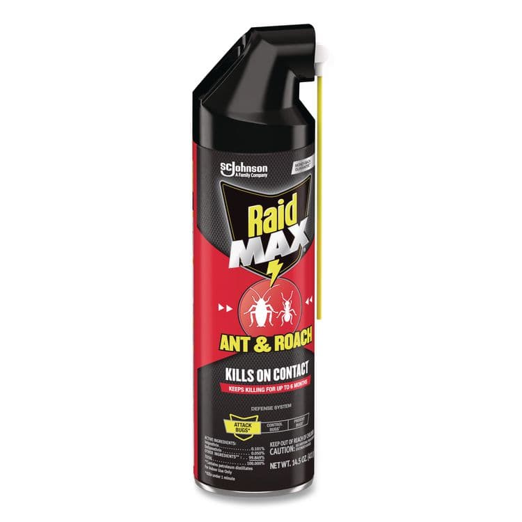 SC JOHNSON Ant/Roach Killer, 14.5 oz Aerosol Spray (SJN345742EA) thumbnail 3