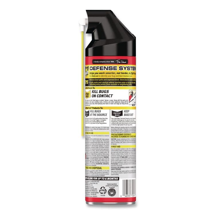 SC JOHNSON Ant/Roach Killer, 14.5 oz Aerosol Spray (SJN345742EA) thumbnail 4