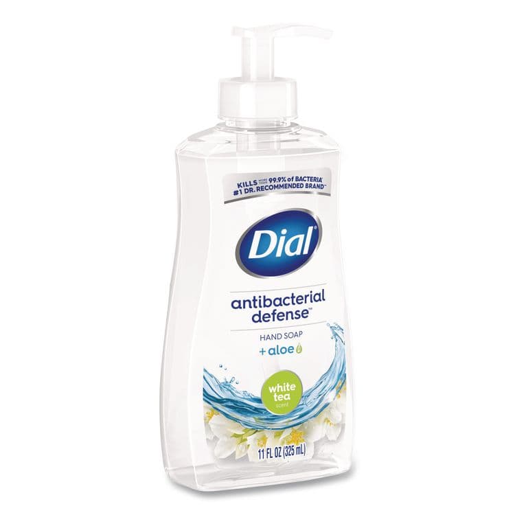 DIAL PROFESSIONAL Antibacterial Liquid Hand Soap, White Tea Scent, 11 oz, 12/Carton (DIA20940) thumbnail 2