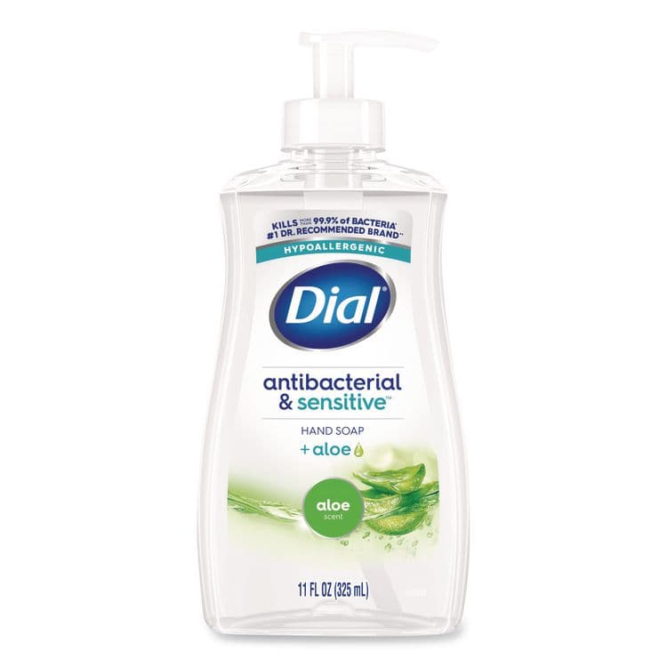 DIAL PROFESSIONAL Antibacterial Liquid Hand Soap, Aloe Scent, 11 oz, 12/Carton (DIA20946) thumbnail 2