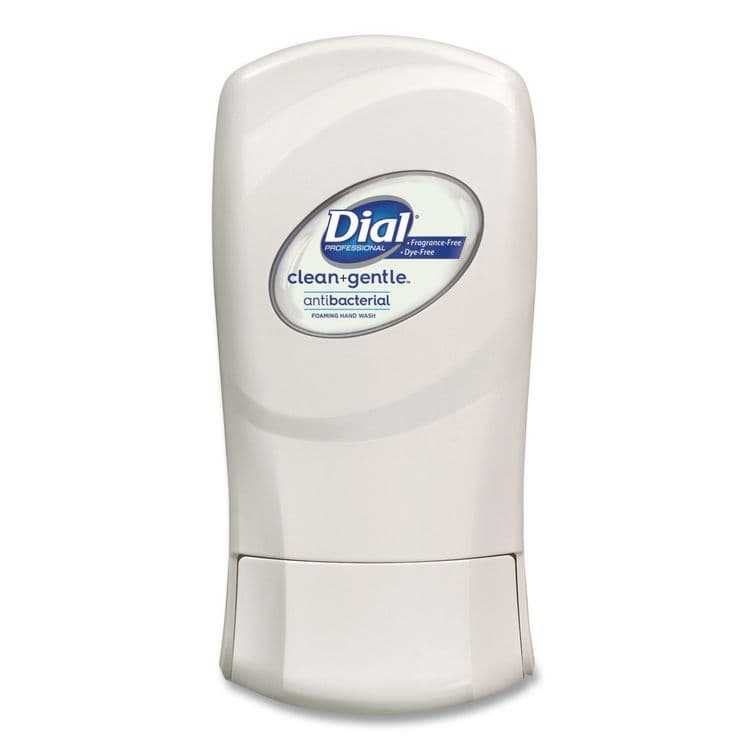 DIAL PROFESSIONAL Clean+Gentle Antibacterial Foaming Hand Wash Refill for FIT Manual Dispenser, Fragrance-Free, 1.2 L, 3/Carton (DIA32100CT) thumbnail 3
