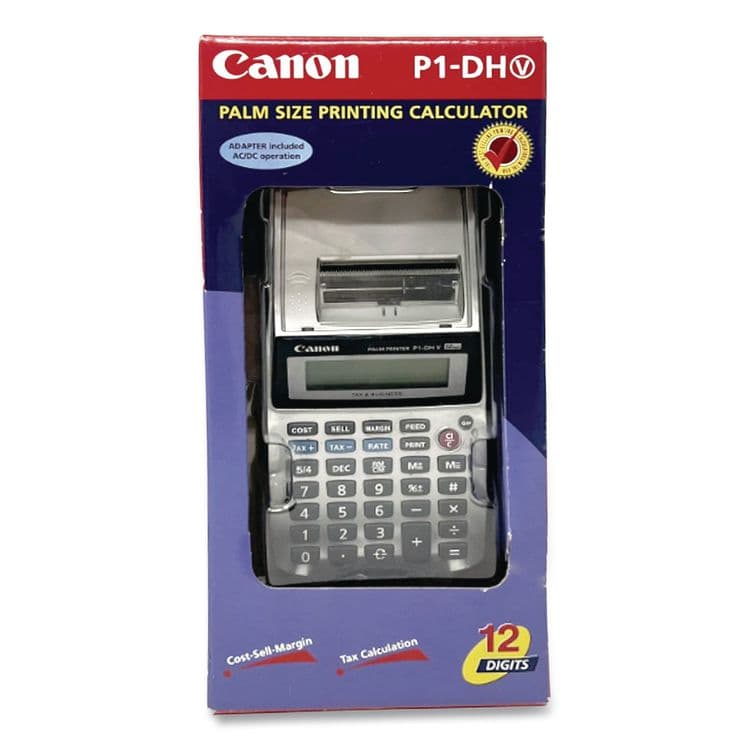 CANON USA, . P1-DHV 12-Digit Palm Printing Calculator, Purple Print, 2 Lines/Sec (CNM2203C001) thumbnail 3