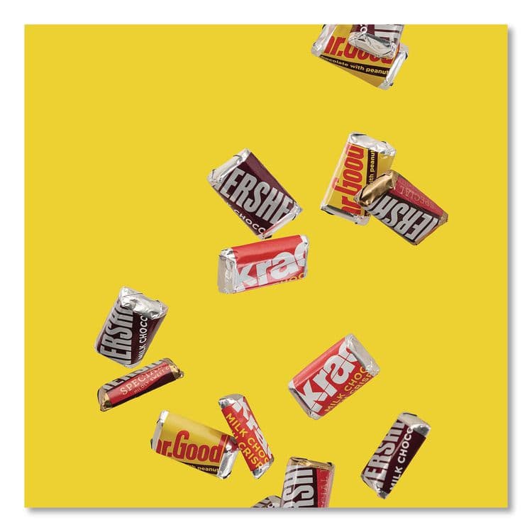 THE HERSHEY COMPANY Chocolate Miniatures Party Pack Assortment, 35.9 oz Bag, 2 Bags/Carton (GRR24600403) thumbnail 4