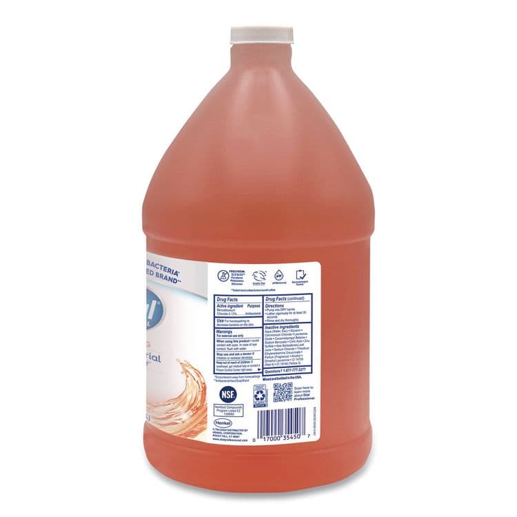 DIAL PROFESSIONAL Antibacterial Defense Original Foaming Hand Wash, Plus Aloe, Original Scent, 1 gal, 4/Carton (DIA35452) thumbnail 3