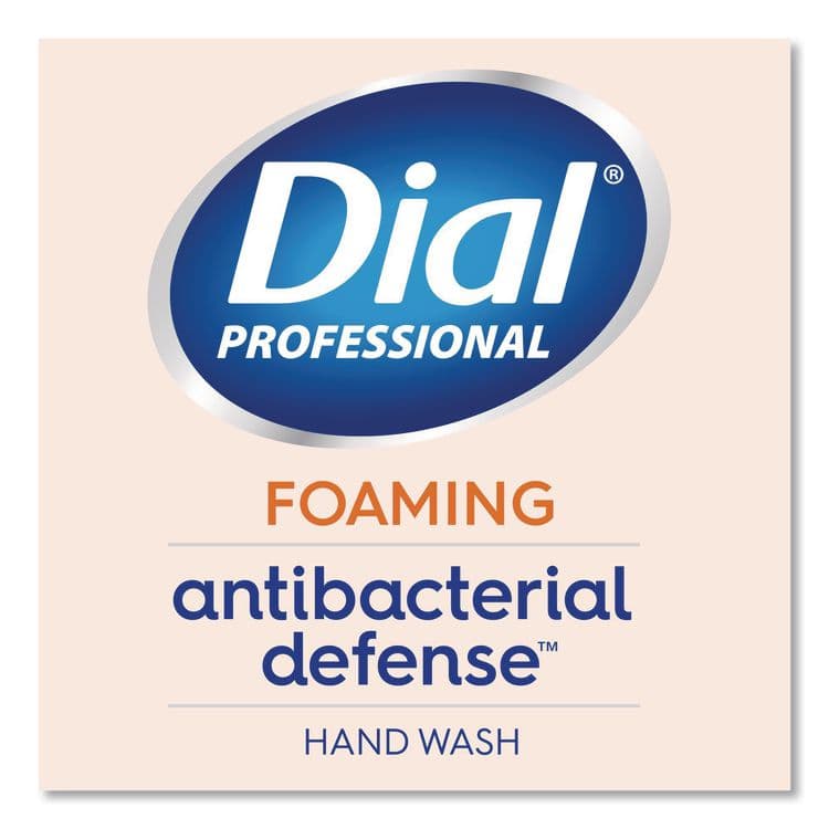DIAL PROFESSIONAL Antibacterial Defense Original Foaming Hand Wash, Plus Aloe, Original Scent, 1 gal, 4/Carton (DIA35452) thumbnail 4