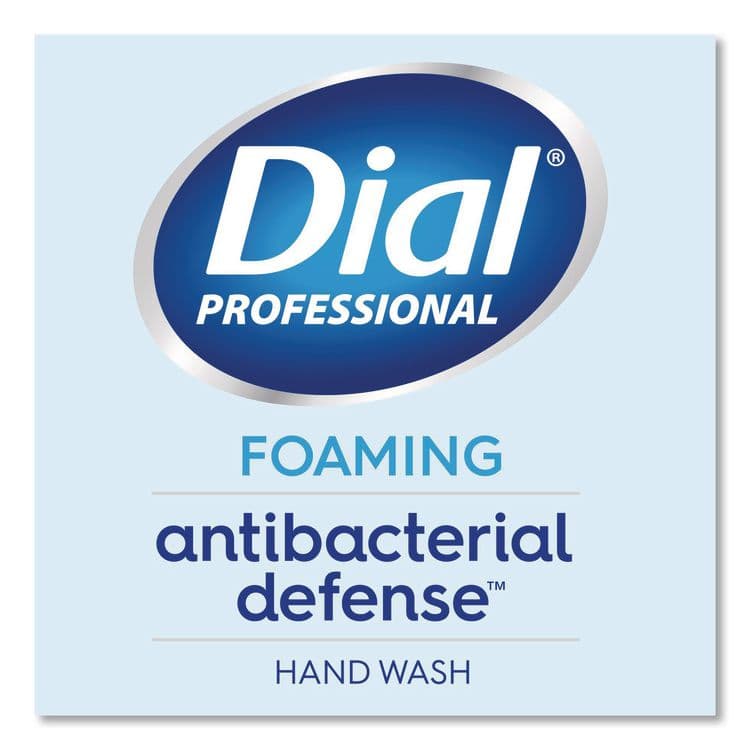 DIAL PROFESSIONAL Antibacterial Defense Foaming Hand Wash Refill, Plus Aloe Formula, Spring Water Scent, 1 gal, 4/Carton (DIA35458) thumbnail 4
