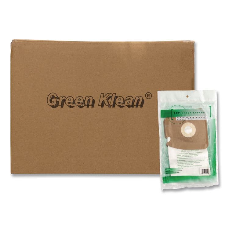 GREEN KLEAN GK-EurMM Replacement Bag, 3 Bags/Pack, 12 Packs/Carton (GRKGKEURMM)