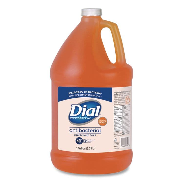 DIAL PROFESSIONAL Gold Antibacterial Liquid Hand Soap, 1 gal (DIA88047EA)