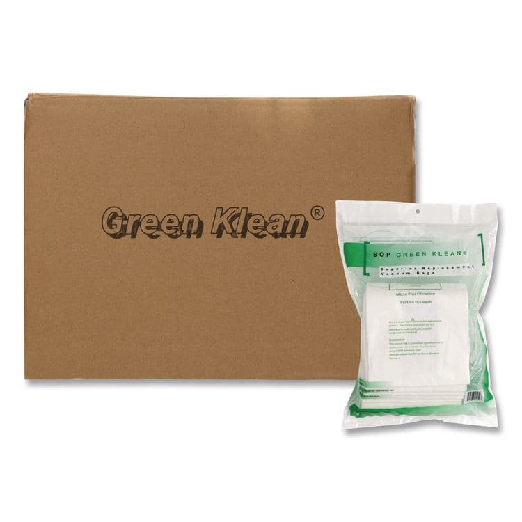 GREEN KLEAN GK-S-Coach Replacement Bag, 10 Bags/Pack, 10 Packs/Carton (GRKGKSCOACH)