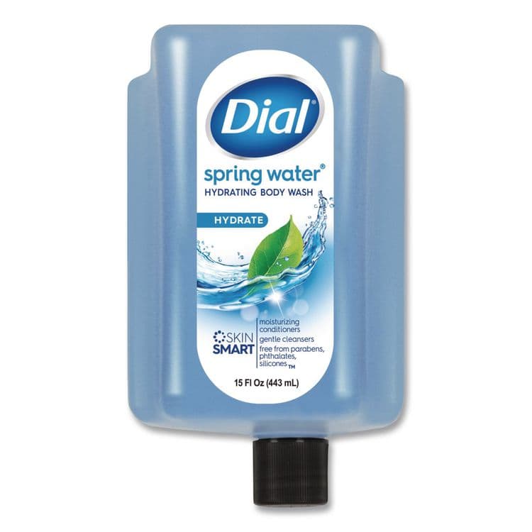 DIAL PROFESSIONAL Body Wash Refill for Versa Dispenser, Spring Water Scent, 15 oz (DIA99804)