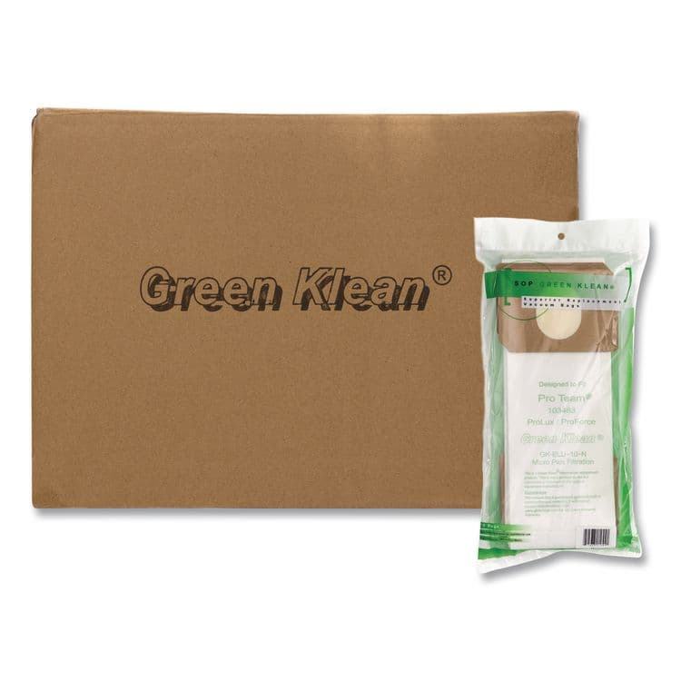 GREEN KLEAN GK-Elu-10 Replacement Bag, 10 Bags/Pack, 10 Packs/Carton (GRKGKELU10N)