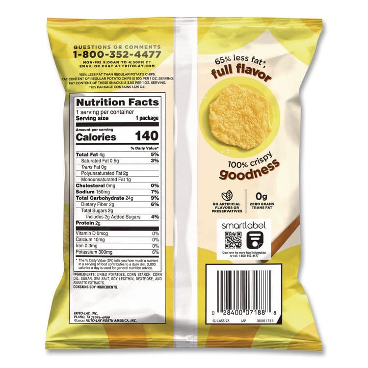 FRITO-LAY, . Baked Variety Pack, Baked Cheetos/Baked Lays BBQ/Baked Lays Original/Baked Ruffles Cheddar Sour Cream, 30 Bags/BX, 2 Boxes/CT (LAY77325) thumbnail 3