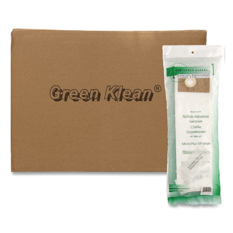GREEN KLEAN GK-CMaster Replacement Bag, 10 Bags/Pack, 10 Packs/Carton (GRKGKCMASTER)