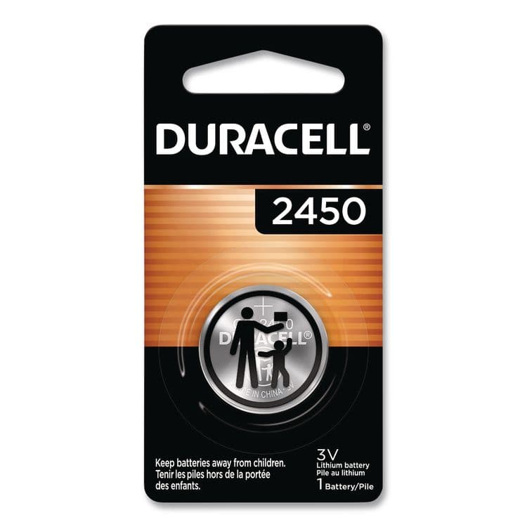 DURACELL PRODUCTS COMPANY Lithium Coin Batteries, 2450, 36/Carton (DURDL2450BPK)