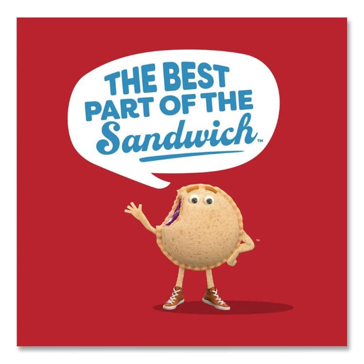 J.M. SMUCKER CO. UNCRUSTABLES Peanut Butter and Strawberry Jam, 2 oz, 10/Box, 2 Boxes/Carton (GRR90300133) thumbnail 4