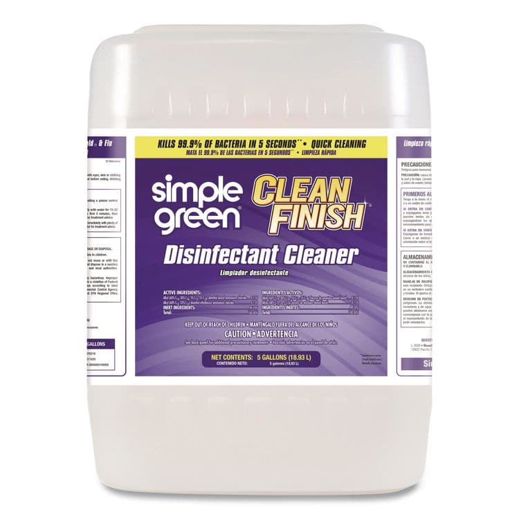SUNSHINE MAKERS, . Clean Finish Disinfectant Cleaner, Herbal Scent, 5 gal Pail (SMP2800005)