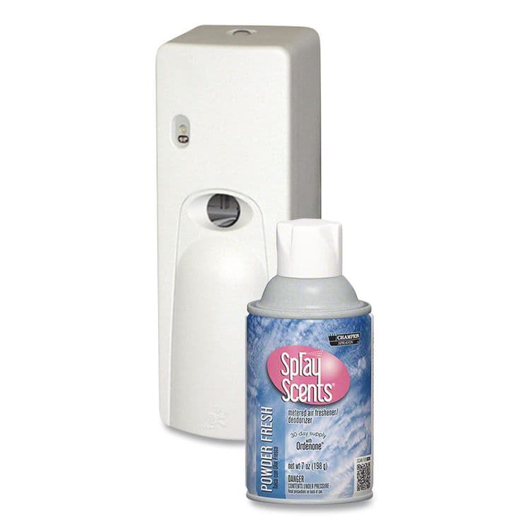 CHASE PRODUCTS Champion Sprayon SPRAYScents Metered Air Freshener Refill, Powder Fresh, 7 oz Aerosol Spray, 12/Carton (CHP5185) thumbnail 3