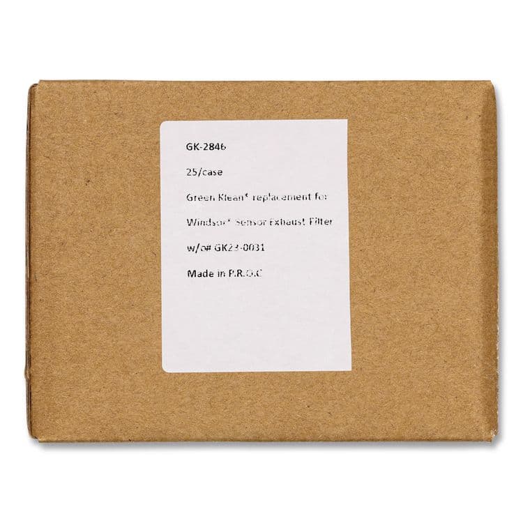 GREEN KLEAN GK-2846 Replacement Exhaust Filter, 25/Carton (GRKGK2846)